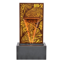 Load image into Gallery viewer, LED Tropical Leaf Waterfall Fountain
