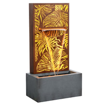 Load image into Gallery viewer, LED Tropical Leaf Waterfall Fountain
