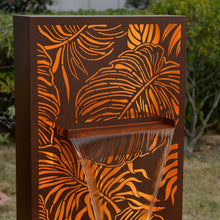 Load image into Gallery viewer, LED Tropical Leaf Waterfall Fountain
