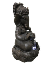 Load image into Gallery viewer, 79554-M - FOUNTAIN-TABLETOP LORD GANESH SCULPTURAL FOUNTAIN W/ WT LED
