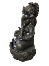 Load image into Gallery viewer, 79554-M - FOUNTAIN-TABLETOP LORD GANESH SCULPTURAL FOUNTAIN W/ WT LED
