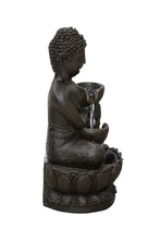 Load image into Gallery viewer, 79554-N - 13.75&quot; H BUDDHA FOUNTAIN W/LED FOR TABLETOP DECOR
