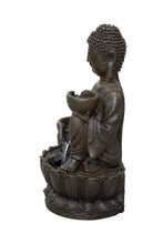 Load image into Gallery viewer, 79554-N - 13.75&quot; H BUDDHA FOUNTAIN W/LED FOR TABLETOP DECOR
