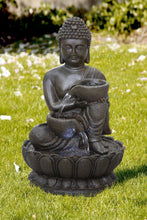 Load image into Gallery viewer, 79554-N - 13.75&quot; H BUDDHA FOUNTAIN W/LED FOR TABLETOP DECOR
