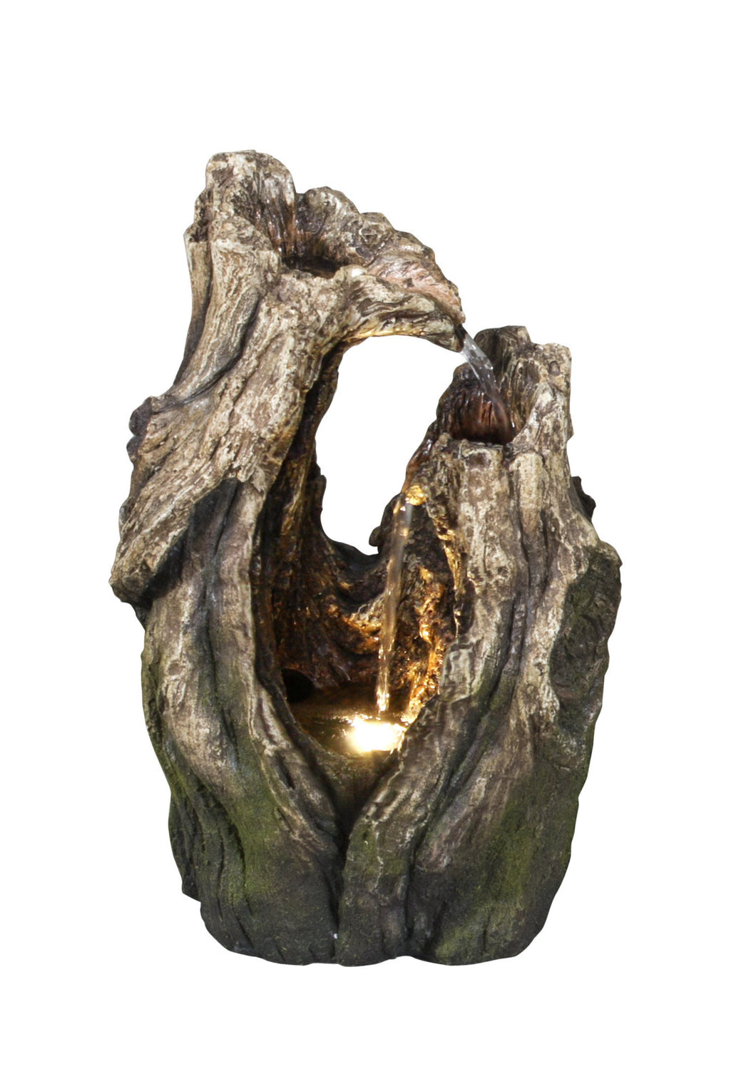 FOUNTAIN-TREE TRUNK W/LED