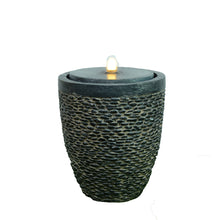 Load image into Gallery viewer, FOUNTAIN-LARGE STONE FOUNTAIN W/FLAME-EFFECT LED
