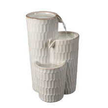 Load image into Gallery viewer, 79586-03-IV -  Ivory Ceramic Fountain - Elegance in Simplicity, No Lights
