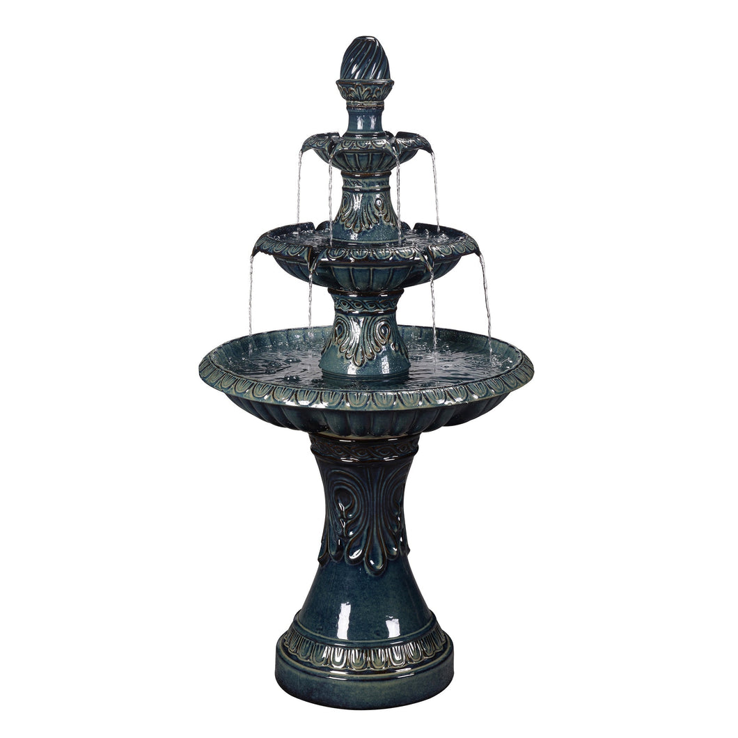 3 TIER CERAMIC FOUNTAIN-BB