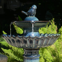 Load image into Gallery viewer, 79586-10-BB -  Ceramic Fountain - Blue Tranquility, No Lights HI-LINE GIFT
