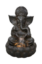 Load image into Gallery viewer, 79590-B - 35IN GANESHA SCULPTURAL OUTDOOR FOUNTAIN WITH WW LEDs
