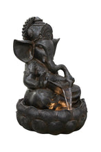 Load image into Gallery viewer, 79590-B - 35IN GANESHA SCULPTURAL OUTDOOR FOUNTAIN WITH WW LEDs
