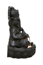 Load image into Gallery viewer, 79590-B - 35IN GANESHA SCULPTURAL OUTDOOR FOUNTAIN WITH WW LEDs
