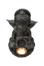 Load image into Gallery viewer, 79590-B - 35IN GANESHA SCULPTURAL OUTDOOR FOUNTAIN WITH WW LEDs
