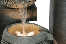 Load image into Gallery viewer, 79610 - 4 TIERS MODERN CASCADING WATER FOUNTAIN OUTDOOR W/WW LEDS
