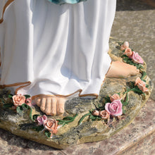 Load image into Gallery viewer, Virgin Mary on Roses Statue
