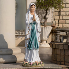 Load image into Gallery viewer, Virgin Mary on Roses Statue

