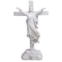 Load image into Gallery viewer, Glorified Jesus on Cross Statue

