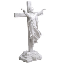 Load image into Gallery viewer, Glorified Jesus on Cross Statue
