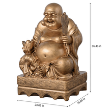 Load image into Gallery viewer, Seated Laughing Buddha Statue
