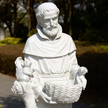 Load image into Gallery viewer, Saint Francis with Squirrels Statue

