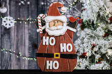 Load image into Gallery viewer, 85255-C - WOODEN SANTA HO HO HO 29 INCH H IN/OUTDOOR
