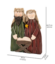 Load image into Gallery viewer, 85255-E - WOODEN NATIVITY 25.5 INCH H IN/OUTDOOR
