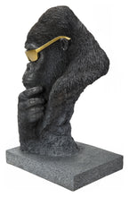 Load image into Gallery viewer, 87636-B - GORILLA HEAD WITH GOLDEN GLASSES
