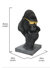 Load image into Gallery viewer, 87636-B - GORILLA HEAD WITH GOLDEN GLASSES
