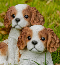 Load image into Gallery viewer, 87637-A - KING CHARLES PUPPIES SITTING
