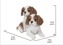 Load image into Gallery viewer, 87637-A - KING CHARLES PUPPIES SITTING
