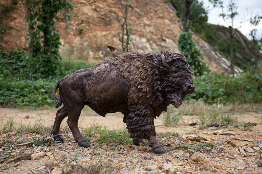 87652-A - LARGE SIZE BISON ORNAMENT