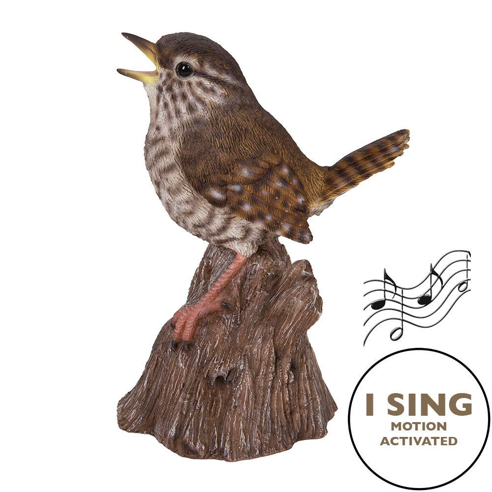 MOTION ACTIVATED SINGING TROGLODYTES STANDING STUMP