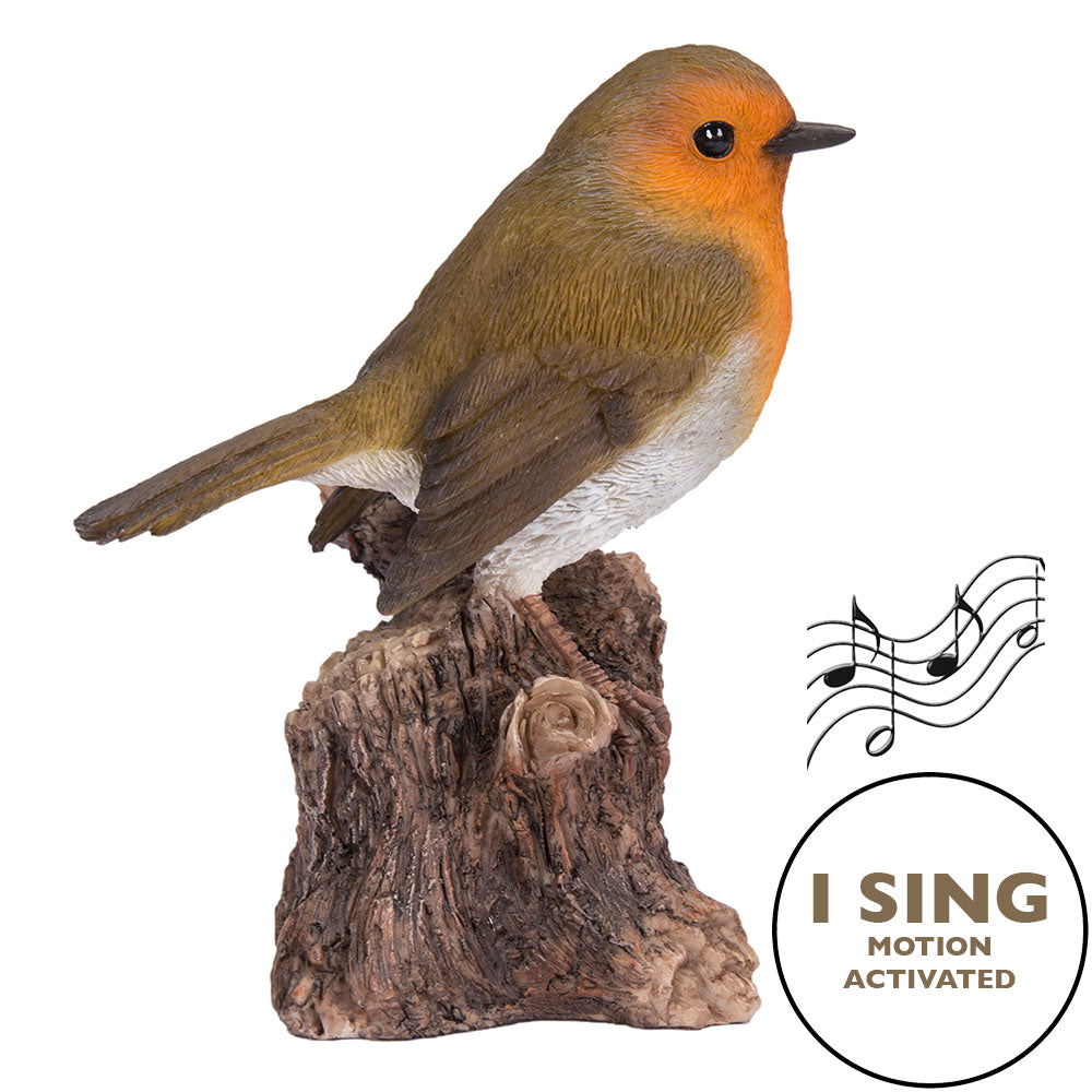 MOTION ACTIVATED SINGING ROBIN