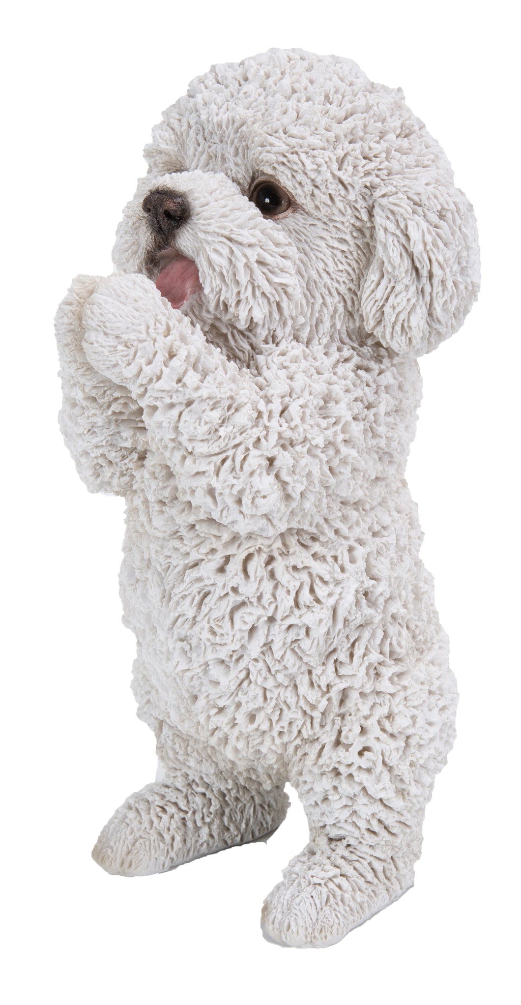 Poodle Puppy Playing Statue