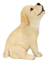 Load image into Gallery viewer, 87703-G - HOWLING YELLOW LABRADOR PUPPY STATUE
