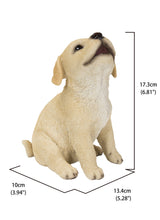 Load image into Gallery viewer, 87703-G - HOWLING YELLOW LABRADOR PUPPY STATUE
