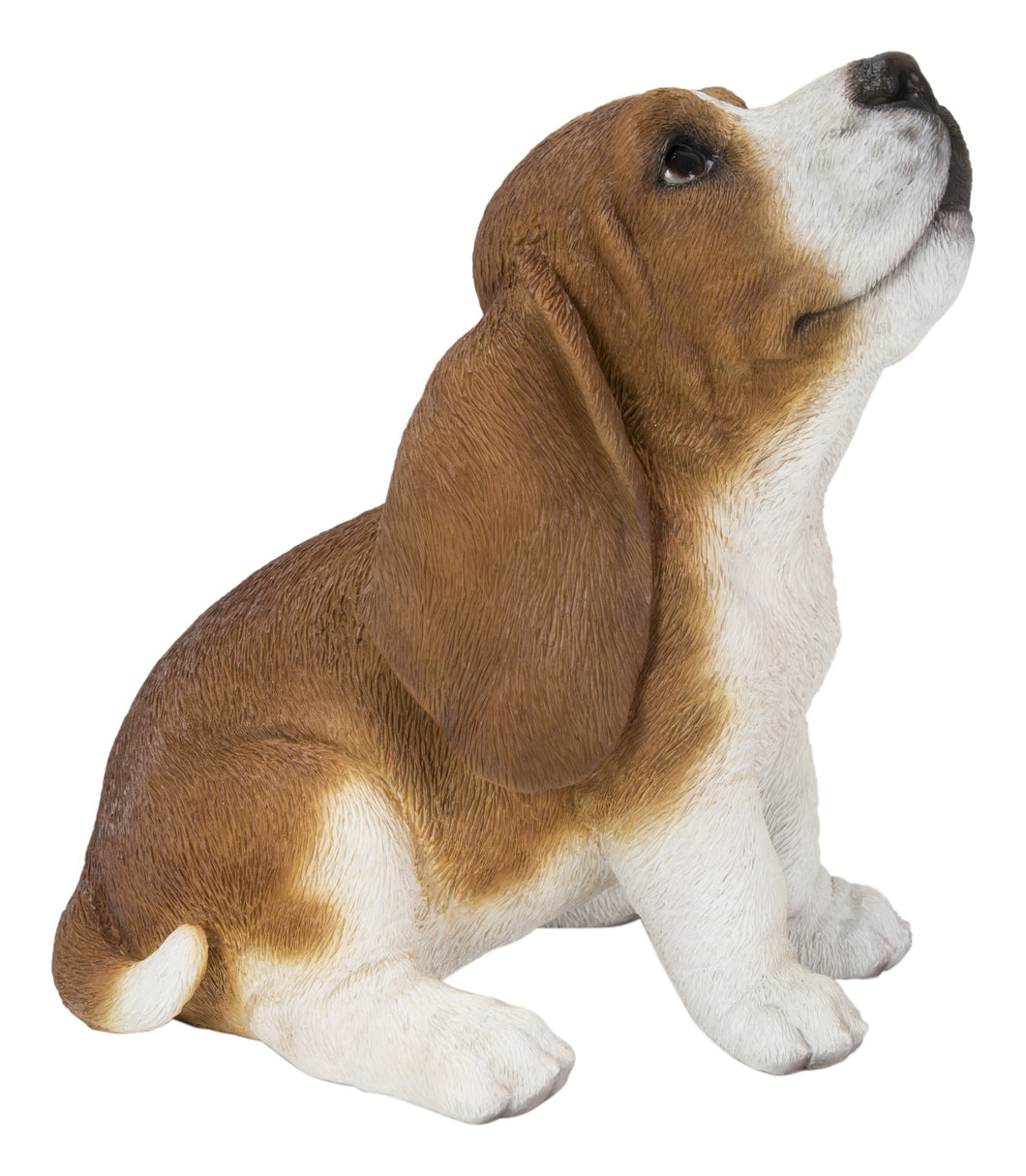 HOWLING BASSET HOUND PUPPY STATUE (HI-LINE EXCLUSIVE)