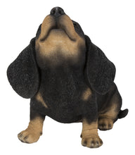Load image into Gallery viewer, HOWLING DACHSHUND PUPPY STATUE (HI-LINE EXCLUSIVE)
