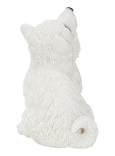 Load image into Gallery viewer, 87703-Q - HOWLING AMERICAN ESKIMO PUPPY STATUE (HI-LINE EXCLUSIVE)
