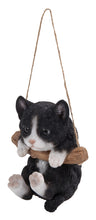 Load image into Gallery viewer, 87704-H - PET PALS - BLACK/WHITE KITTEN HANGING
