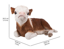 Load image into Gallery viewer, 87705-B - COW LAYING DOWN-BROWN/WHITE
