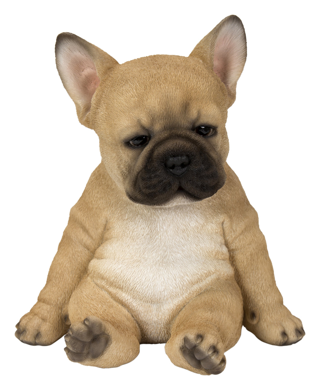 Sleepy French Bulldog Puppy Statue Sitting