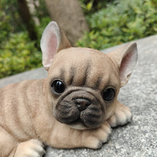 Load image into Gallery viewer, 87710-R - Bulldog Bliss: Polyresin Resting French Bulldog in Rich Brown
