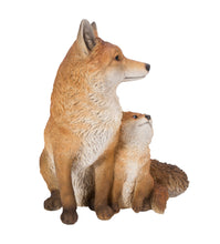 Load image into Gallery viewer, 87719-F - FOX MOTHER &amp; BABY FOX SITTING
