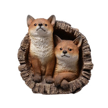 Load image into Gallery viewer, Soreal - Foxes With Stump
