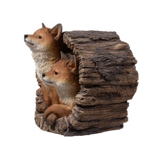Load image into Gallery viewer, Soreal - Foxes With Stump
