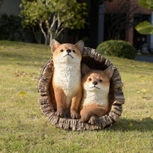 Load image into Gallery viewer, Soreal - Foxes With Stump
