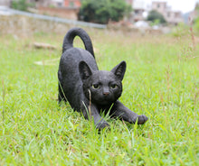 Load image into Gallery viewer, 87757-P - CAT STRETCHING - BLACK
