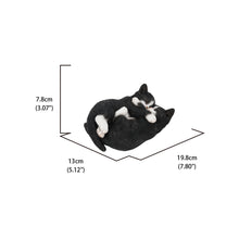 Load image into Gallery viewer, 87757-S - SLEEPING COUPLE CATS - BLACK AND WHITE
