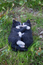 Load image into Gallery viewer, 87757-S - SLEEPING COUPLE CATS - BLACK AND WHITE
